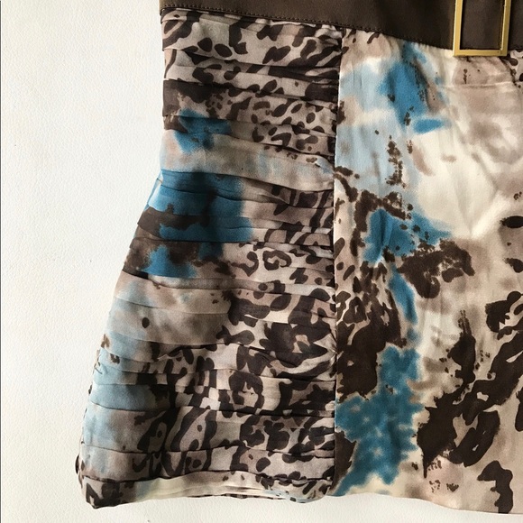 { Arden B } - Zippered Silk Bustier Top - Picture 5 of 6